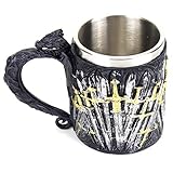 NICEWL Juego de Tronos Espadas Taza de Trono de Hierro,Medieval...