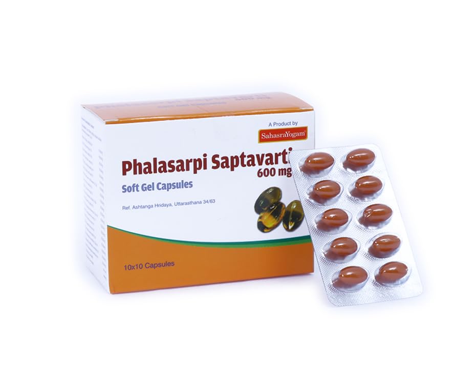 SAHASRAYOGAM PHALASARPI SAPTAVARTI 600MG 100CAPS (B0D45ZHXZM) Amazon Price History, Amazon Price Tracker