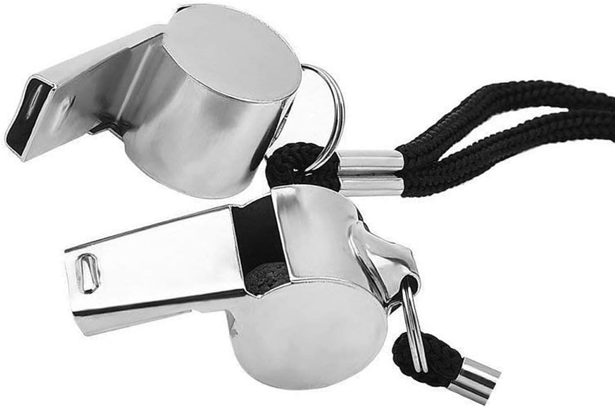 Whistles Stainless Steel Referee Whistle Extra Loud School Sports Fitness Accessories Wholesale