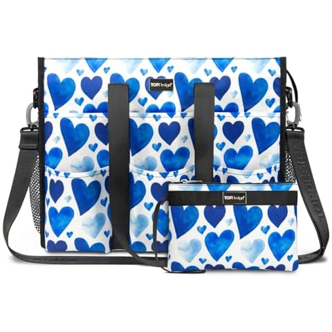 TOPDesign Water Resistant Tote Bag with Pockets Cover
