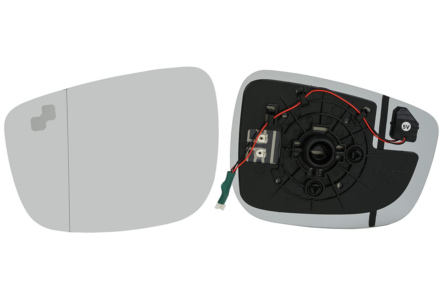 Johns, Espejo retrovisor de repuesto para Mazda Cx5 LI con soporte para coche con SWA