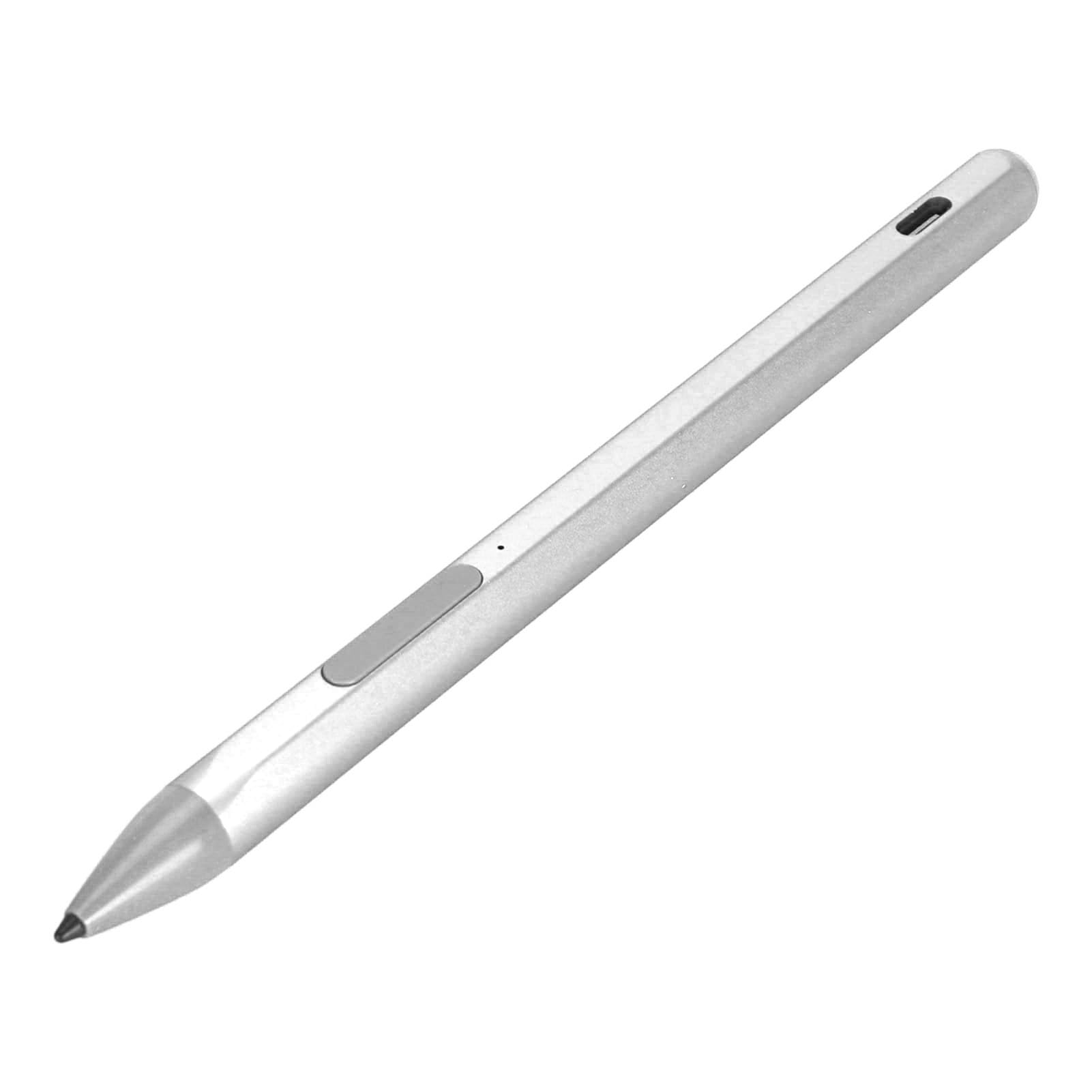 Fabater Lápiz óptico, 4096 Sensibilidad a la Presión MPP 2.0 Lápiz Activo Inclinable, Capacitivo con 3 Puntas de Repuesto, Clamp/Holder de Punta y Succión Magnética para Computadoras Portátiles,