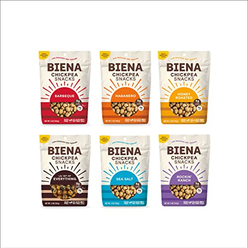 Biena Llc - Chickpea Snacks Everything Bagel, 5 oz (Pack of 8) - Gluten-Free Kosher