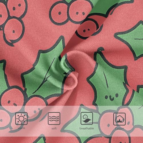 Holly Pattern Breathable Girls' Panties Comfort Underwear for Toddlers in Sizes 2T,3T, 4T, 5T, 6Y and 8Y3