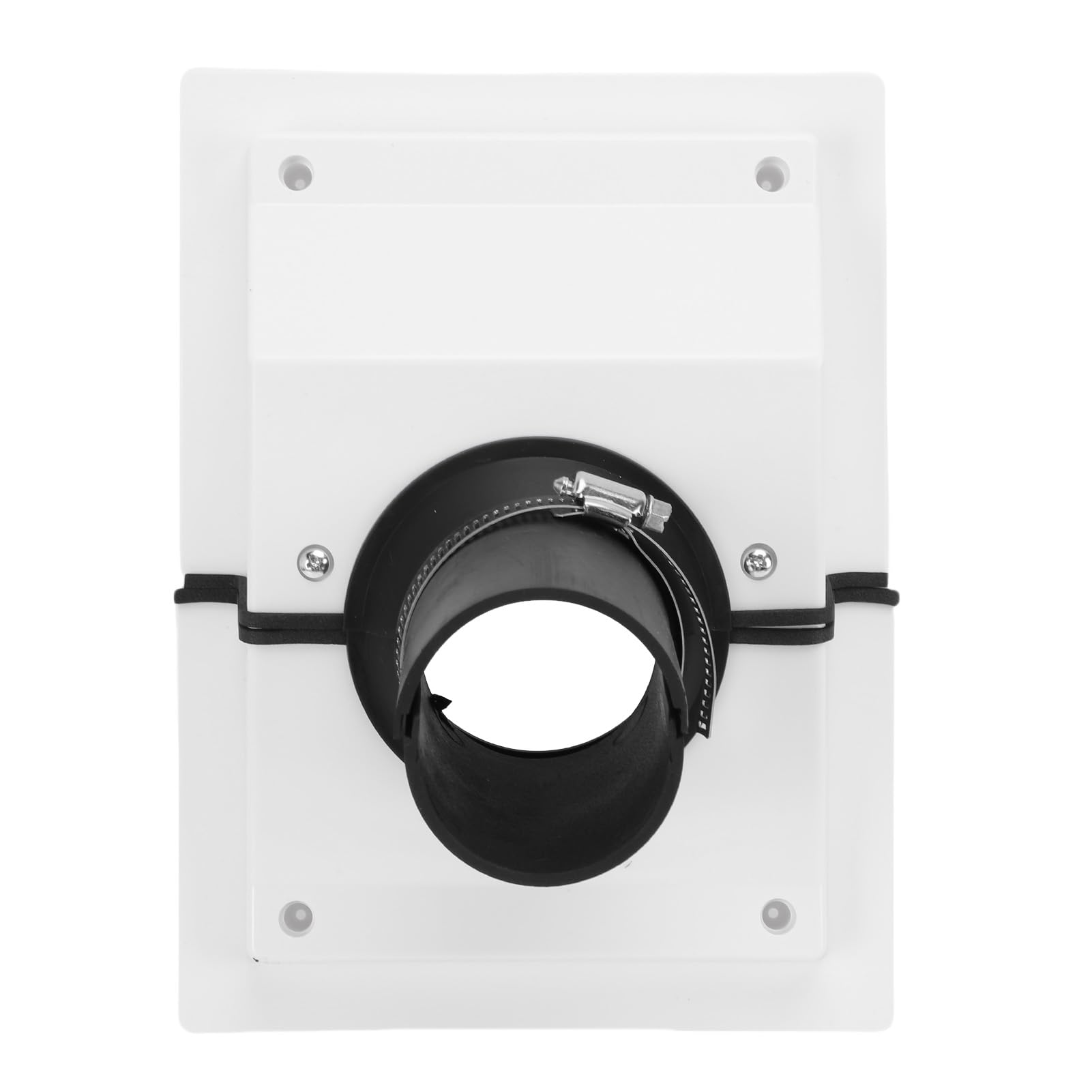 Generic Zestaw Przewodów Penetracyjnych HVAC Zestaw Osłon Czyste, Schludne ściany do Mini Klimatyzatorów Split Systemy Bezkanałowe Plastik 9,06x6,69 Cala (WHITE)
