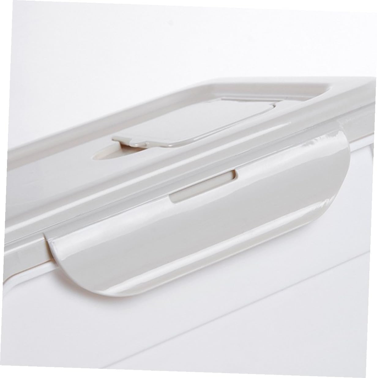 Healifty Pet Food Storage Bin Airtight Seal Canister Small Nordic Style 8-12lb Capacity for Dogs and Cats