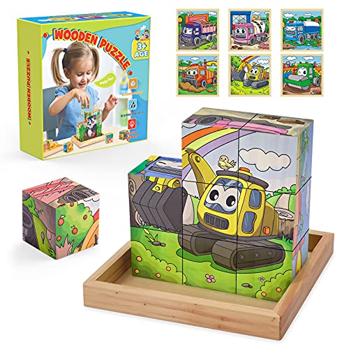 Kinderspielzeug ab 2 3 4 5 6 Jahre,Holzspielzeug Montessori Spielzeug ab 2-6 jahre Spielzeug Junge 2-6 Jahre Geburtstagsgeschenk für Mädchen Geschenke Mädchen 5-10 Jahre Kleine Geschenke für Kinder Cover