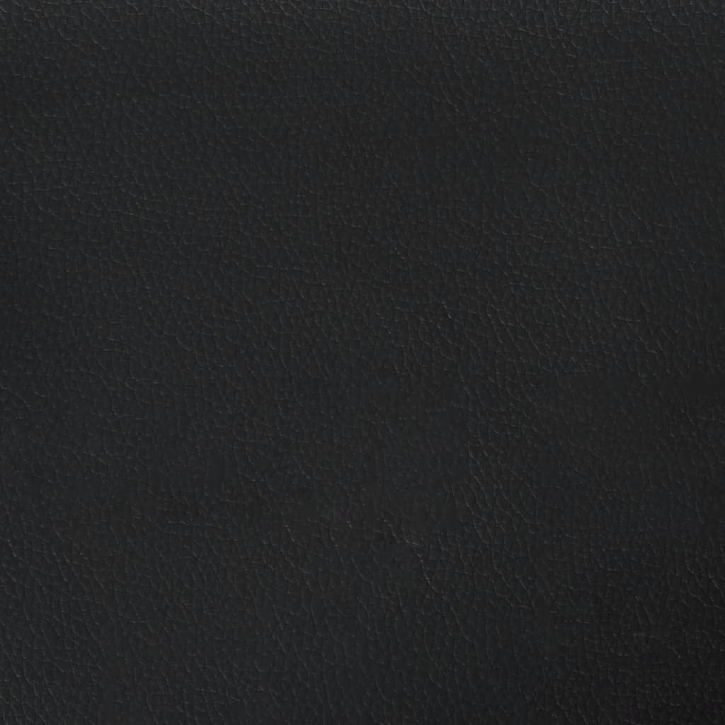 vidaXL Canapé 3 Places avec oreillers décoratifs Noir 180cm Similicuir, canapé, canapé rembourré, canapé en Faux Cuir, canapés, canapé de Salon