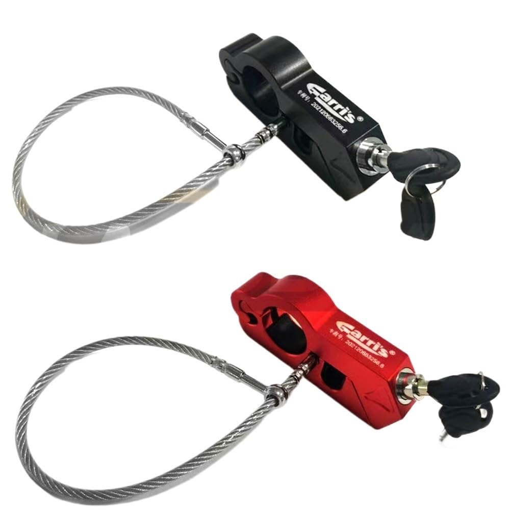 Candado Moto Cerradura para Casco de Motocicleta, Freno de Manillar, Agarre antirrobo, 1 ud. Candado Moto Disco(Blue)