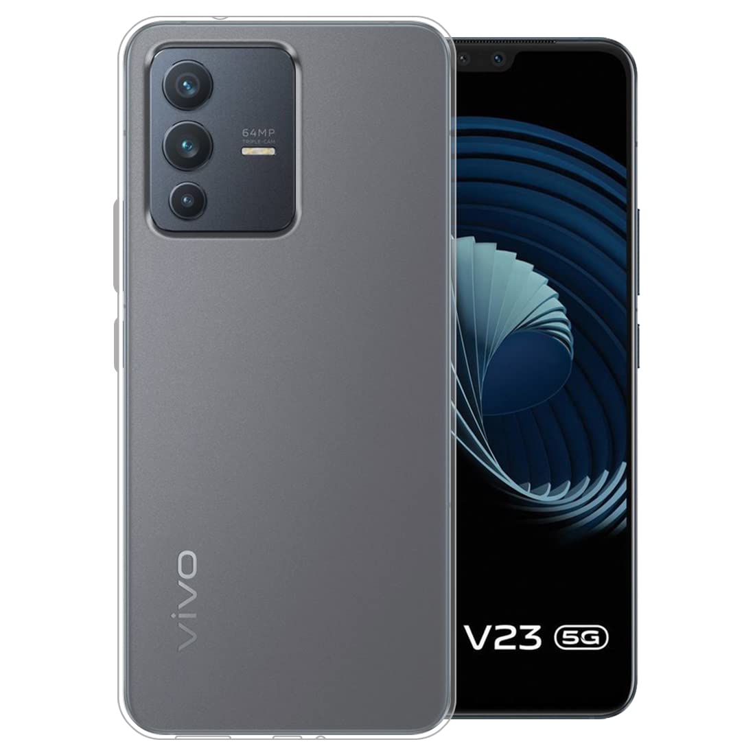 Fashionury Soft Silicone| Transparent| Flexible Back Cover for Vivo V23 5G (B09RV86NRM) Amazon Price History, Amazon Price Tracker