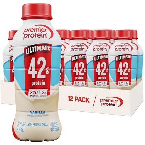 Image of Premier Protein ULTIMATE 42g High Protein Shake, Vanilla, 12 Pack