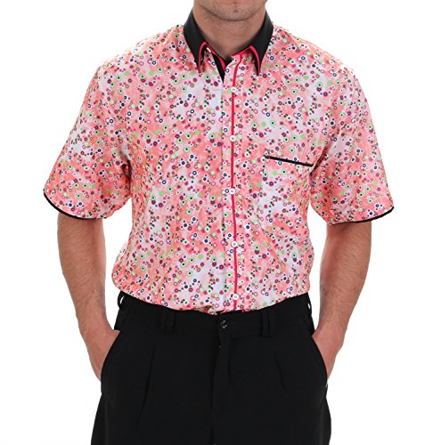 Chemise pour hommes patterned motif original coupe droite HK Mandel