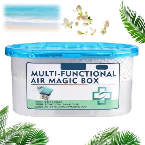 Air Purification Dust Removal Mic Box Multi-Functional Air MacBox Automatic Dust Collection Purifies for car Bedroom New House Office Closet Automatic Dust-Sucking (1 PCS)