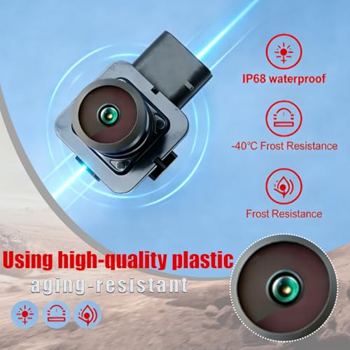 Image of No. DV4T-19G490-AB Rear View Backup Reverse Parking Camera /Rear View Camera | Compatible with Ford Escape Kuga 2013-2017 Reverse Park Assist Camera Replaces DV4T19G490AB EV4T-19G490-CA EV4T19G490CA