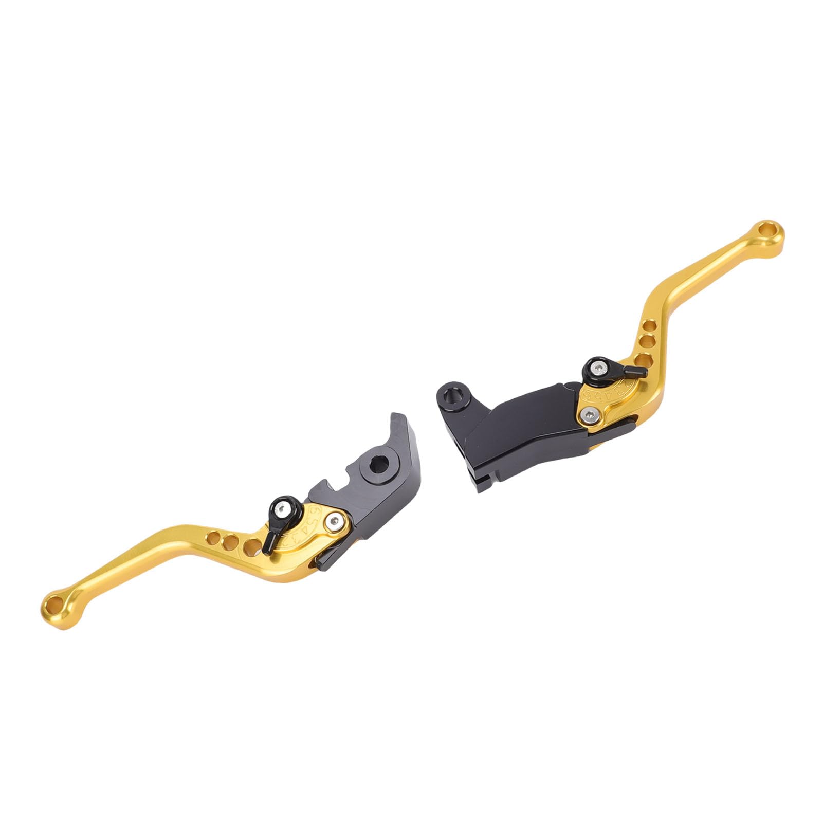 Ensemble de leviers de frein d'embrayage en alliage d'aluminium Fafeicy pour moto custom et roadster