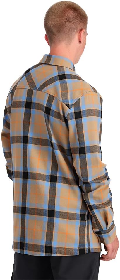 Spyder Men's Elevation Tech Flannel L/S Top