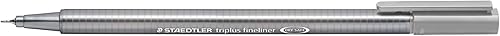 Miniatura 2 de STAEDTLER Triplus Fineline 334  Punta Superfina 0.012 in Plata Gris