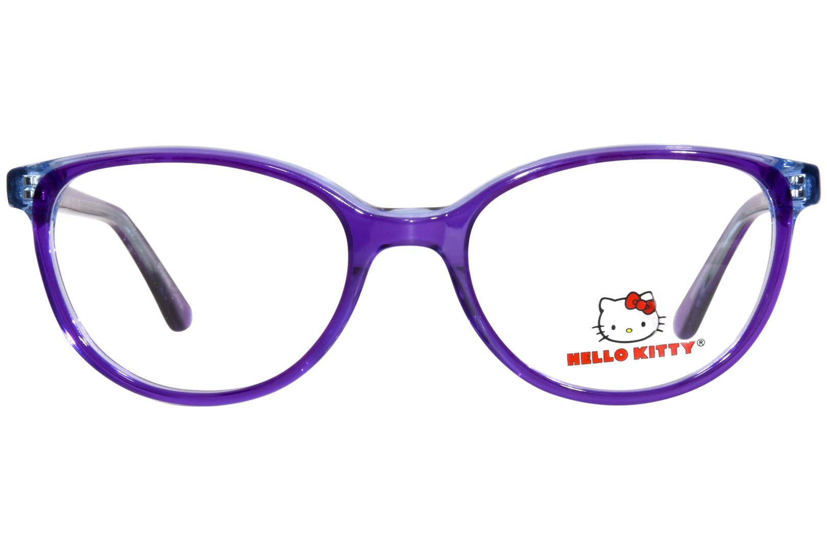 Hello Kitty HK-361-1 - Occhiali da ragazza, colore: viola/blu, bordo completo, 46 mm