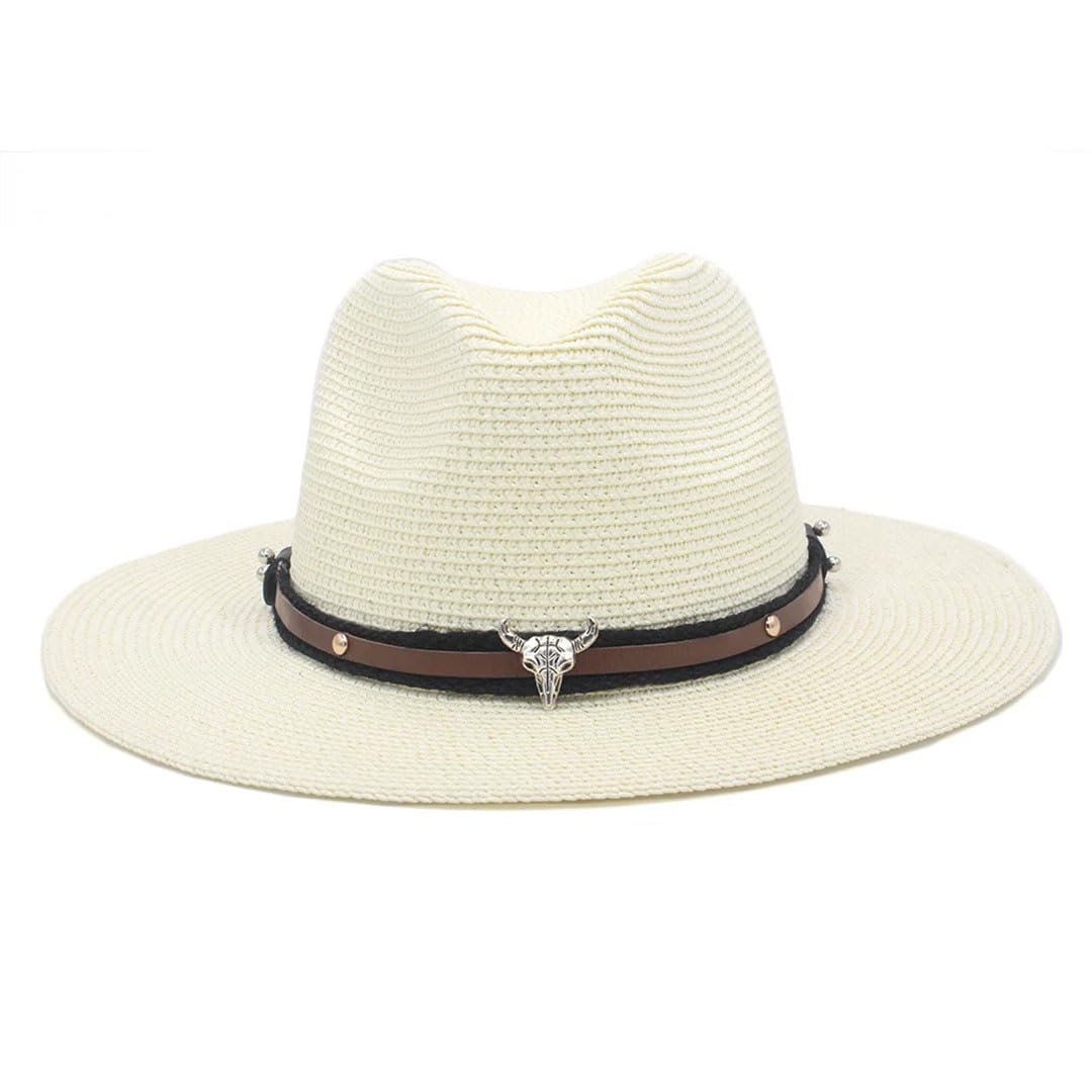 Cappelli Panama unisex in morbida paglia cappelli da sole a tesa larga cappelli Sombrero Beach Fedora cappelli