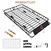 GarveeLife 64’’x39’’Roof Rack Basket,Heavy Duty Universal Car & Truck Cargo Carrier with Net, Luggage Holder with Extension for Universal,200LB Capacity