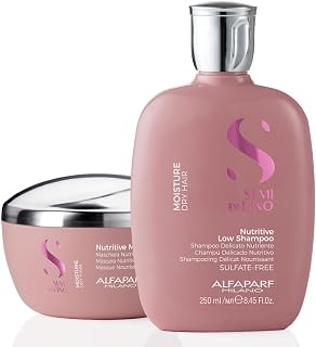 Kit Shampoo E Máscara Alfaparf Semi Di Lino Moisture Home Care