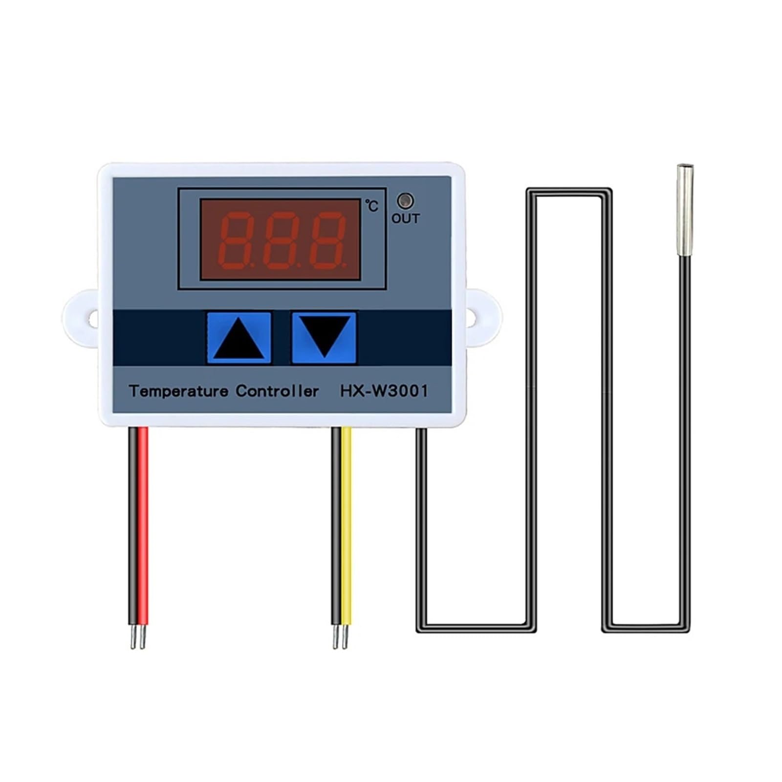 W3001 Digital Control Temperature Microcomputer Thermostat Switch Thermometer Thermoregulator 12/24/220V(W3001 12V)