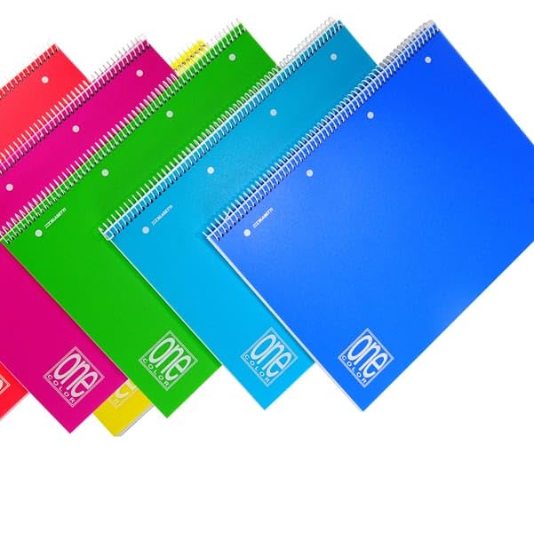 Blasetti 2937 - Spiral Notebook PPL 162 x 210 A5 80fg+1 80 g 4 mm One Colour