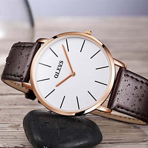 Image of OLEVS Men's Watches Analog Quartz Chronograph Dress Watch Multifunctional Stainsteel Steel Waterproof Classic Original Watch for Man