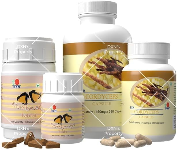 Miniatura 3 de Cordyseps 120 Tableta 300 mg DXN - Suplemento herbario - Paquete de 2