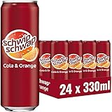 Schwip Schwap, Das Original – Koffeinhaltiges Cola-Erfrischungsgetränk mit Orange, EINWEG Dose (24 x 0.33 l)