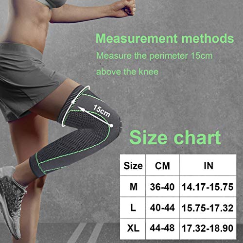 Men's Women's Calf Compression Socks Over the Knee Leg Warmers Dance Running Workout Athletic Stockings4