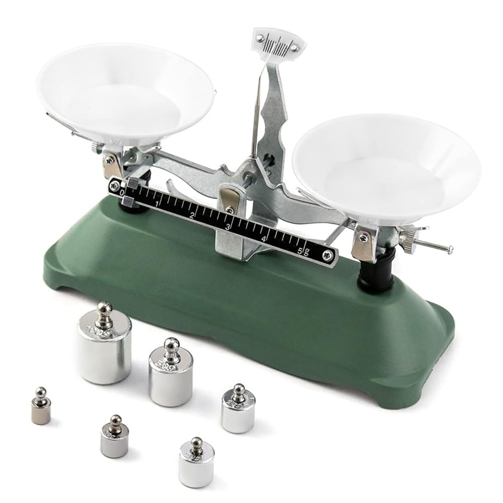 Jnchdghwa As Shown Mini For Teaching Tool, Pallet Balance Scale, 200G/0.2G, Laboratory Triple Beam Balance Beam Scale