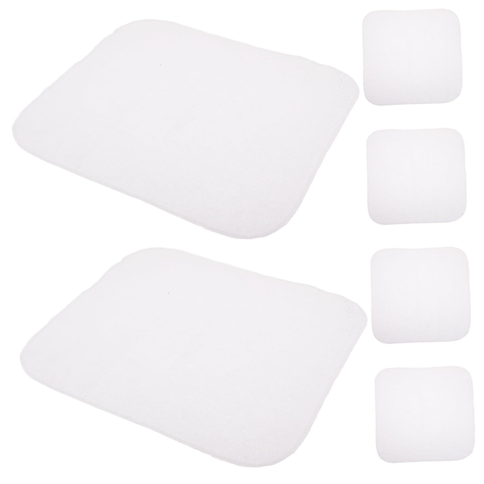 HEALLILY 6pcs Reusable Cotton Cheesecloth for Straining Cooking and Food Prep Hemmed Edges Safe for Yogurt Cheese Making and Juicing