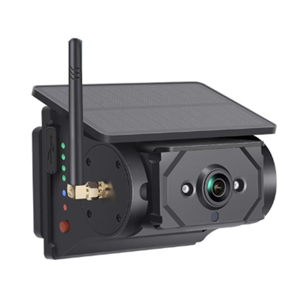 Cámara de Visión Trasera Inalámbrica con Energía Solar para Enganche de Remolque de Caravana o Remolque para Caballos, con Aplicación WiFi para Teléfonos Móviles para Android e iOS