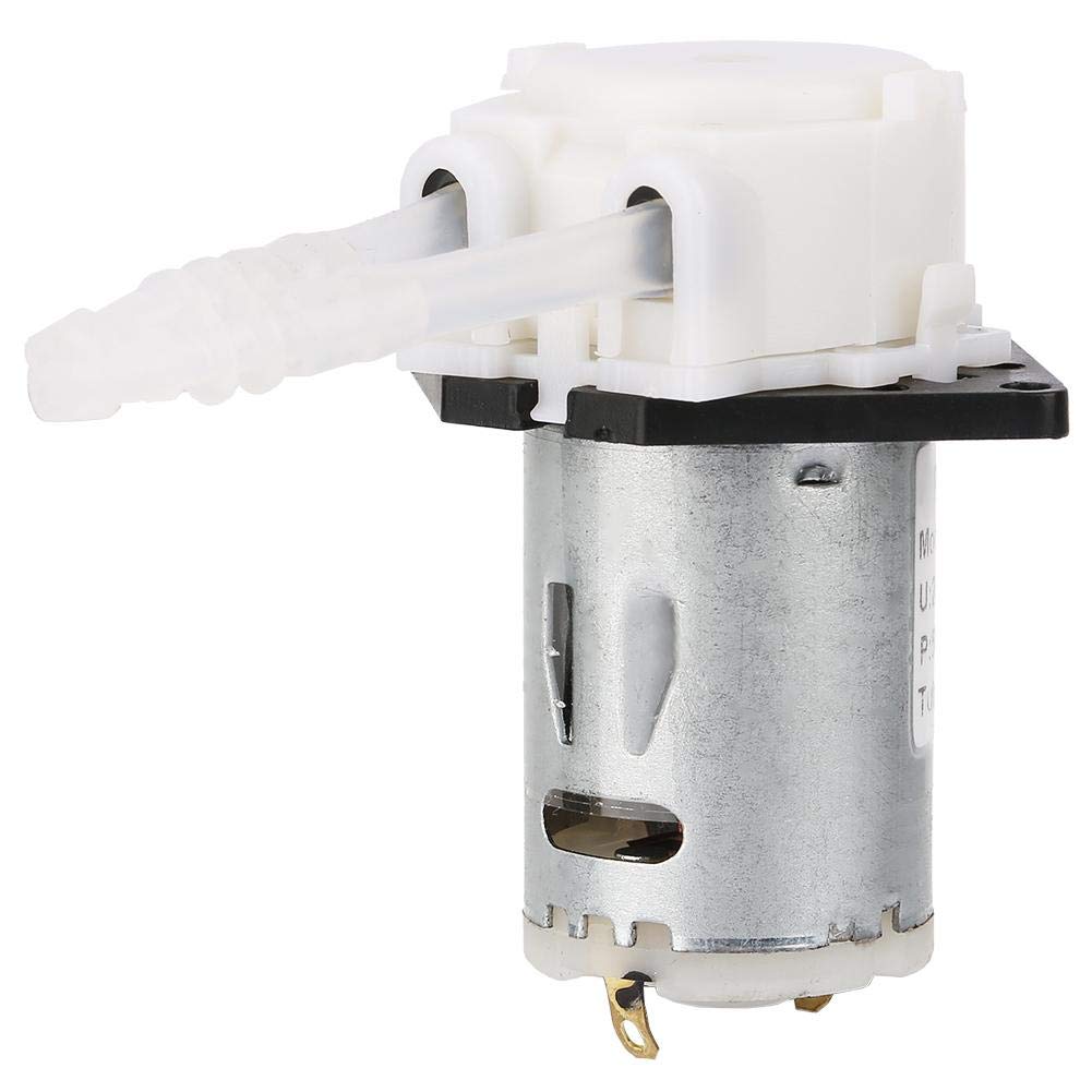 Akozon Schlauchpumpe – DC12V/24V, Dosierpumpe Mit 3 Rollen, Für Aquarium & Labor, Selbstansaugend