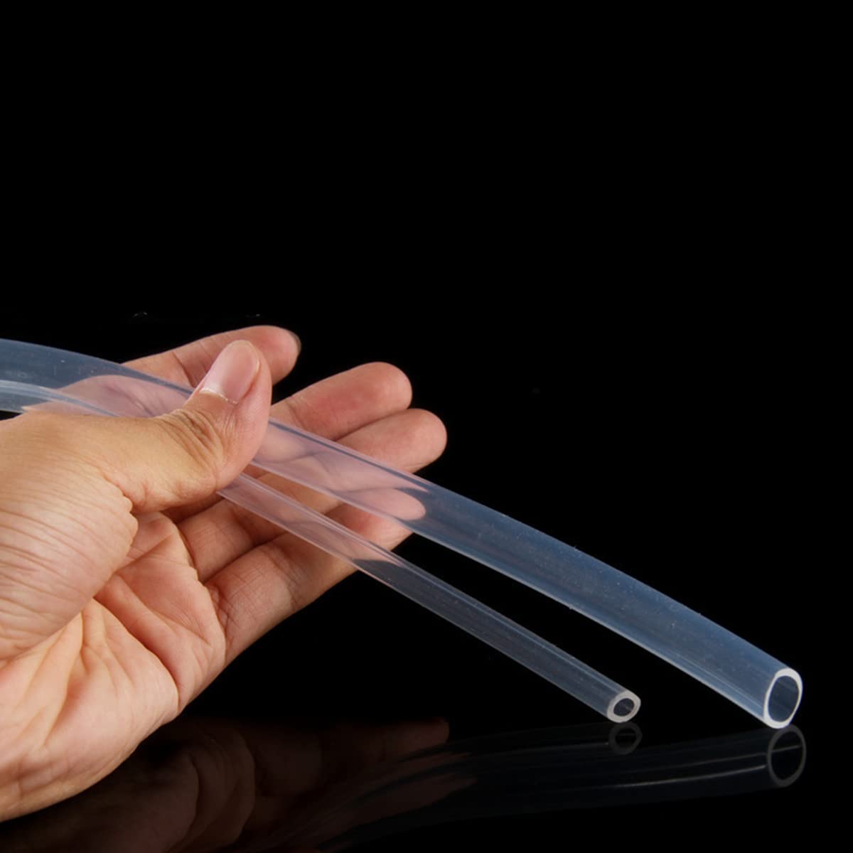 MACHSWON Tubo de silicona transparente de 25 mm ID 31 mm OD 100 pies, tubo de silicona de grado alimenticio para transferencia de bomba, 30,5 m