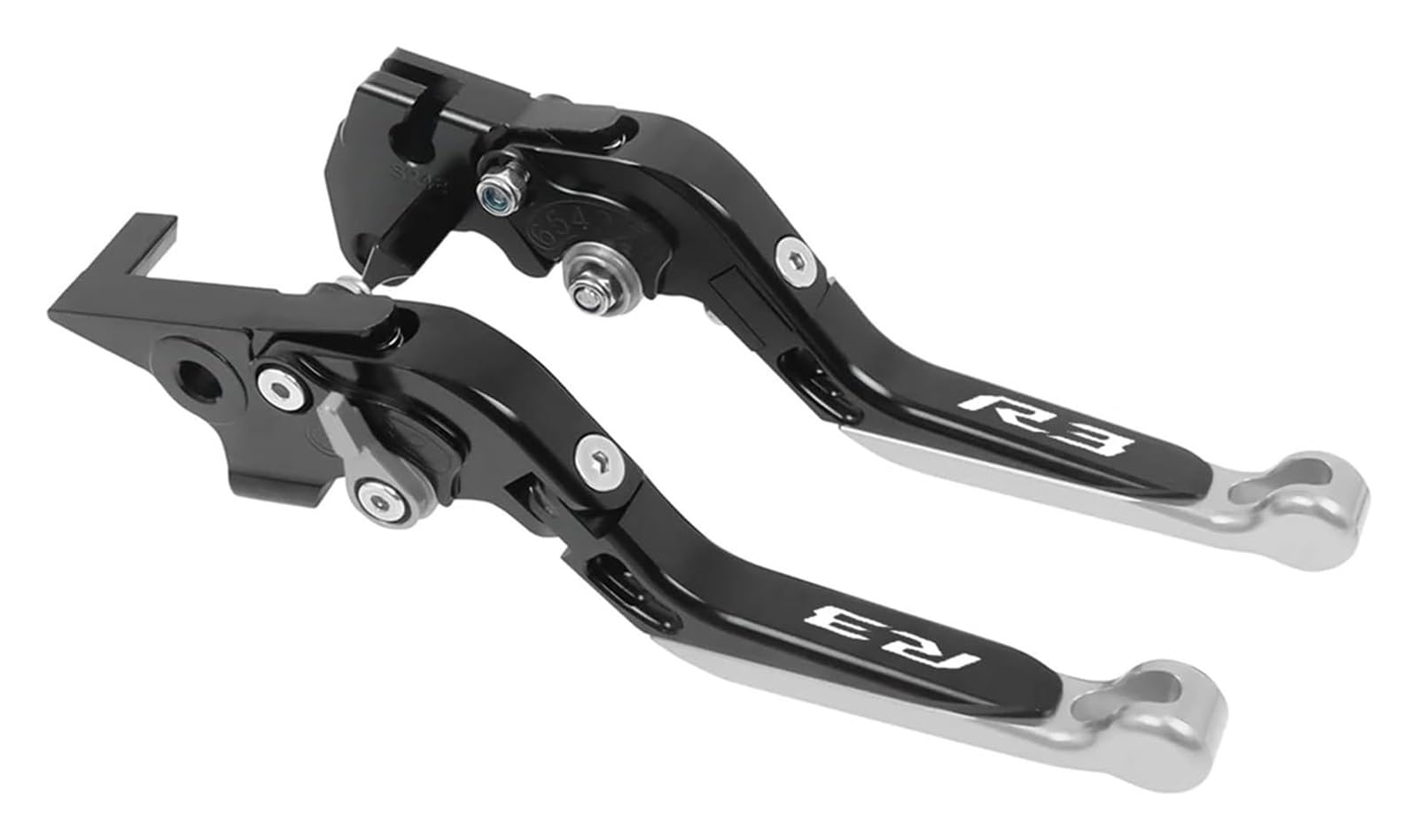 ASDGHJF for Yamaha YZF R3 YZFR3 2015-2022 Motorcycle CNC Adjustable Folding Brake Clutch Levers Handle