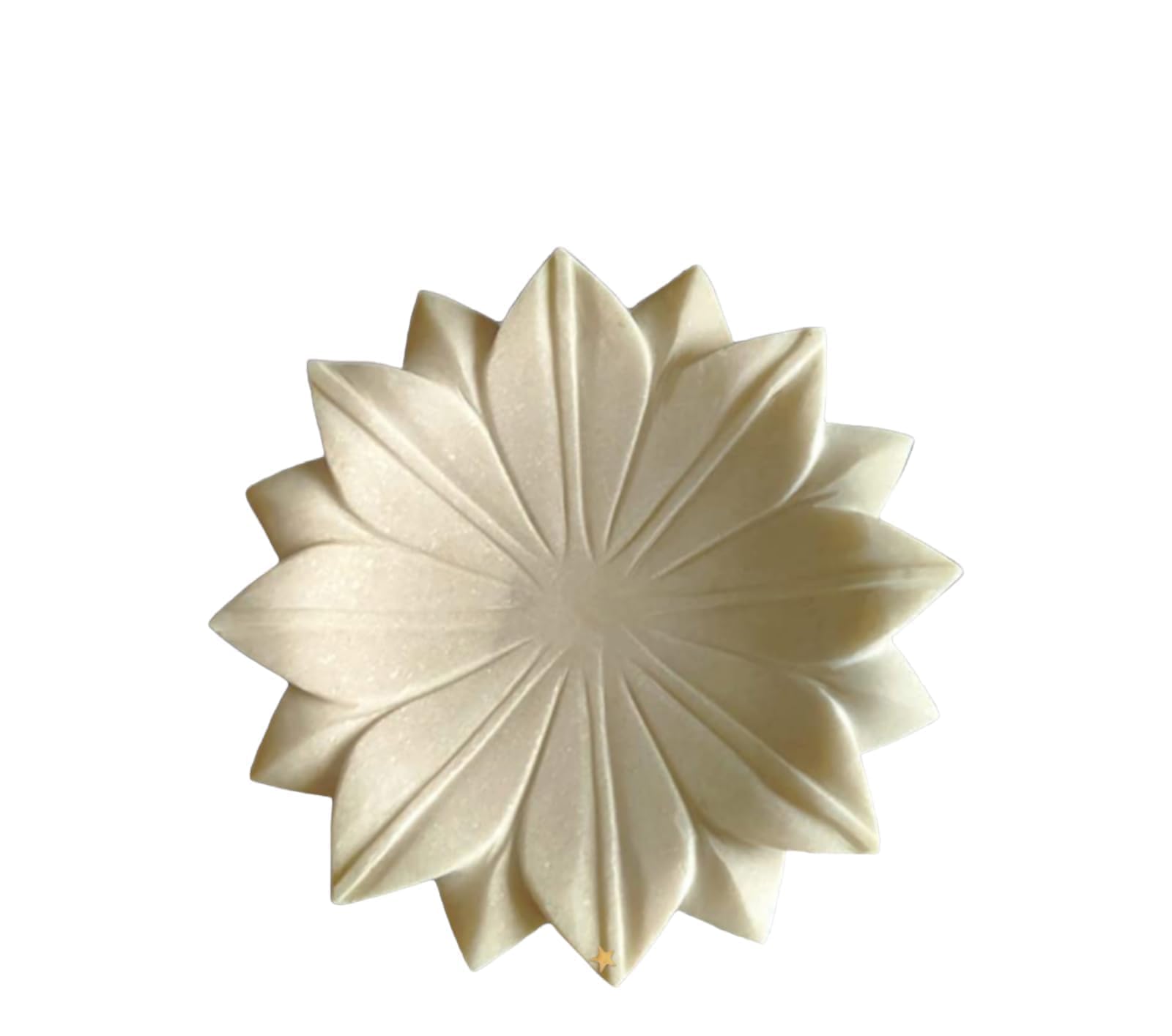 EAKDANT PRODUCT White Marble Decorative Bowl | Marble Bowl | Marble Lotus Bowl | Marble Flower Shape Serving Bowl | Decorative Kamal Plate 6 inch (B0CK5RF1G6) Amazon Price History, Amazon Price Tracker