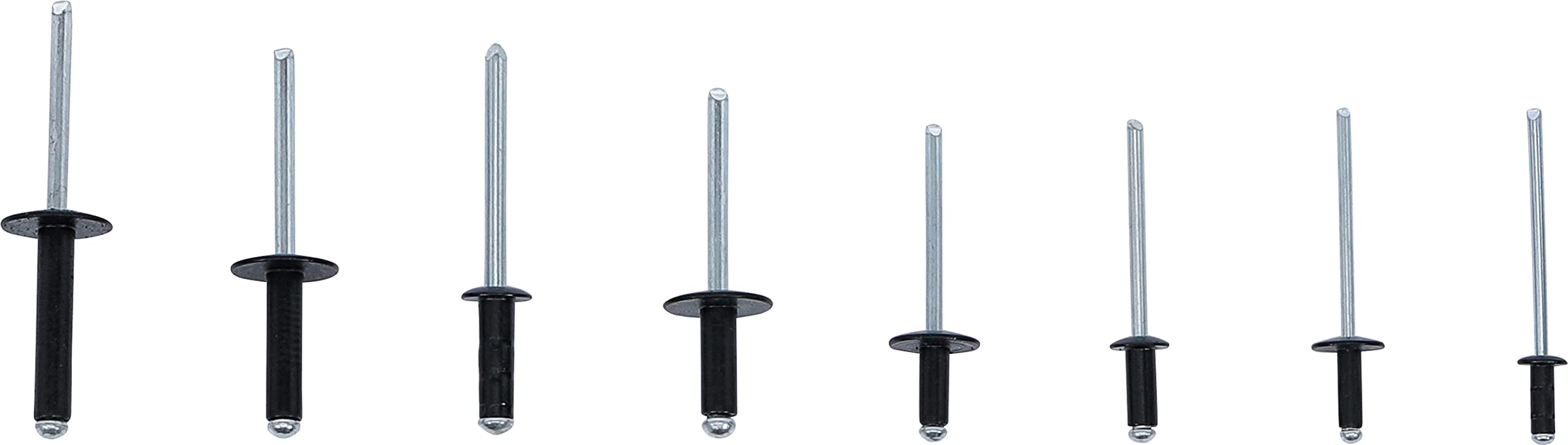 BGS 85224 | Blind Rivets Assortment | Aluminium | Ø 3.2 - 4.8 mm | 200 pcs.