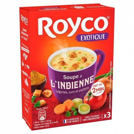 Soupe À L'Indienne 75G|Royco|(Lot De 4)|Best Deal