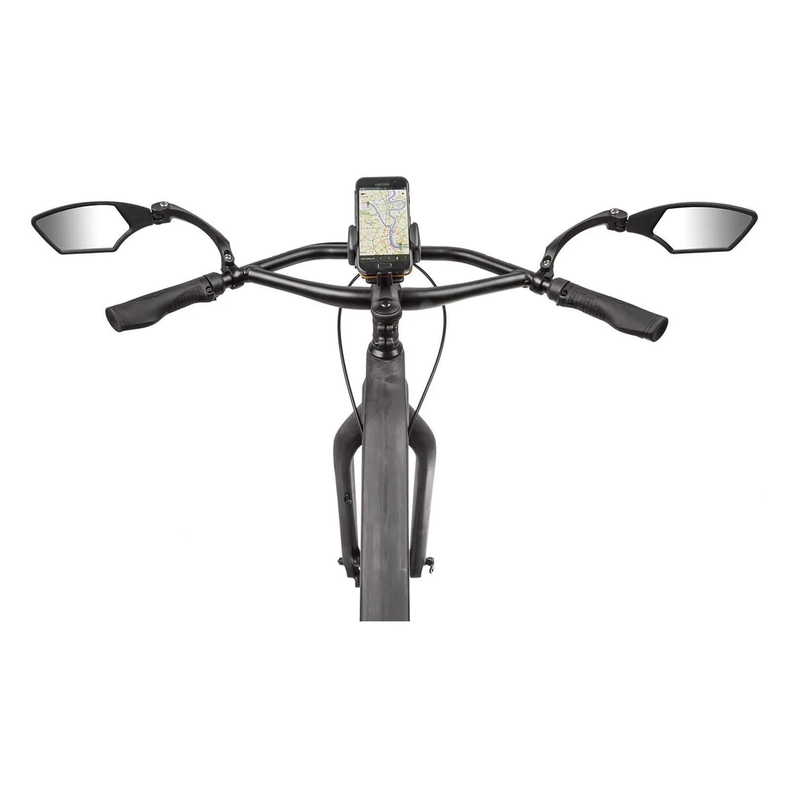 Fahrradspiegel Universal Fahrrad Rückspiegel Einstellbare Dreh Weitwinkel Radfahren Rückspiegel for MTB Rennrad Zubehör(Stainless steel Pair)