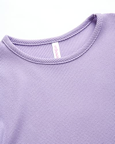 Sweet Hearts Girls Thermal Underwear Set - 6 Piece Waffle Knit Shirt and Long Johns Thermal Leggings: Made in USA (2T-16)4