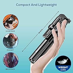 Alternative view of WeCool S1 Selfie Stick with Tripod Stand, 3-in-1 Multifunctional Selfie Stick with Detachable Wireless Remote for Vlogging & Photoshoot, Portable-Lightweight Selfie Stick for iPhone & Android Mobiles