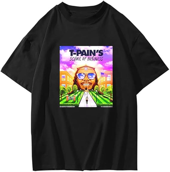 Amazon T Pain Epiphany T Shirt Hip Hop Rap ロック アメリカ 流行 欧米風 音楽 Tシャツ メンズ レディース Tシャツ 夏服 スポーツ プリント 半袖 個性的 無地 ゆったり 通気性 ファッション S Tシャツ カットソー 通販