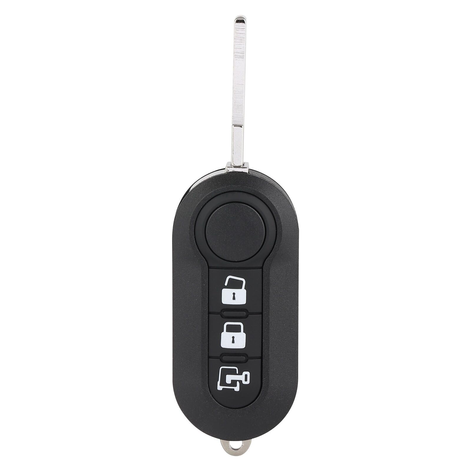 ECCPP Keyless Entry Remote ( Just Shell Case) for 2015 Fit for Fiat 500 -- 3 Buttons 1-Pack