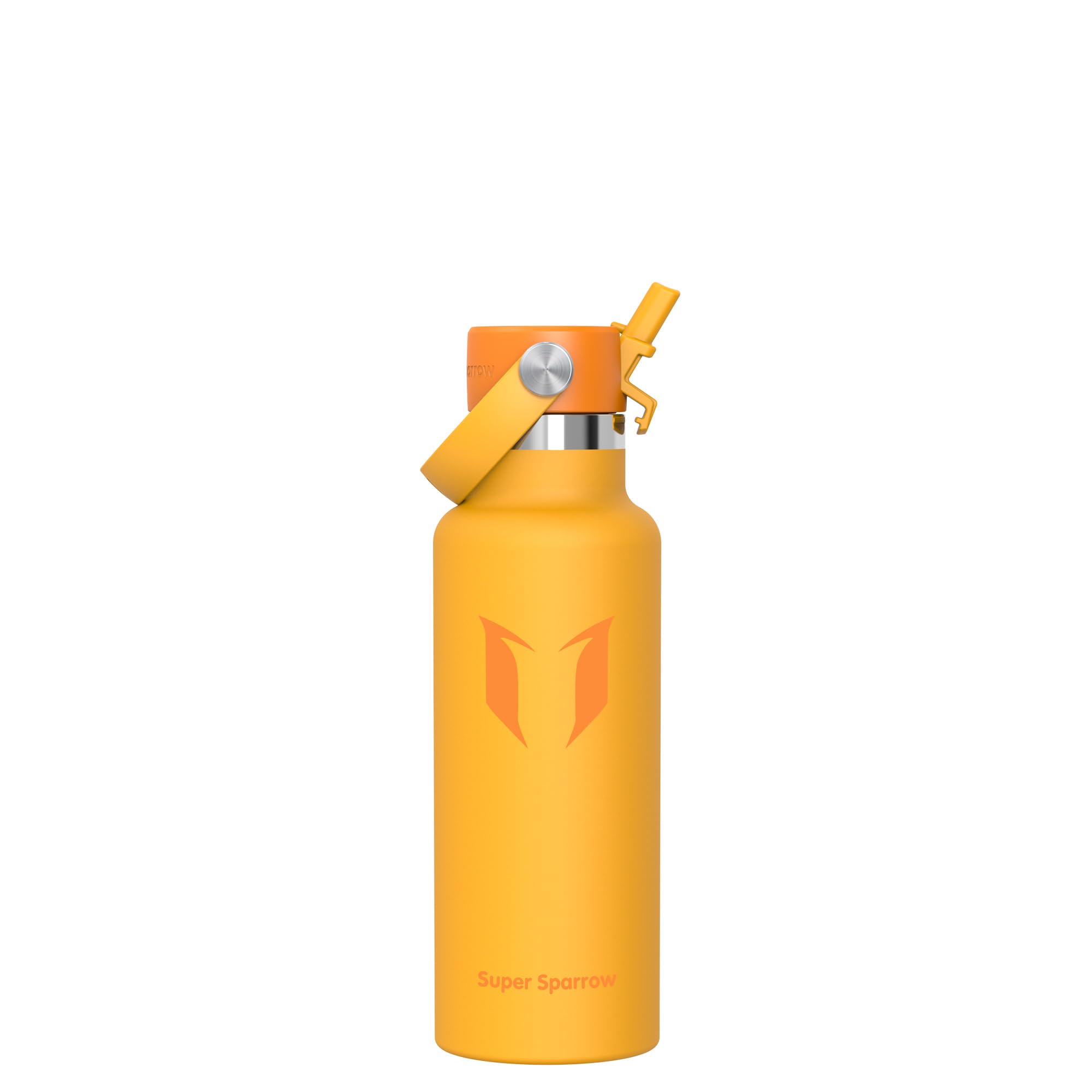 Sparrow Insulated Water Bottle Kids 500ml Metal Drinks Bottle with Straw