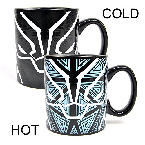 Tazza termosensibile Pantera Nera Marvel