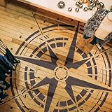 Traveler- Compass Rose Stencil - Reusable Stencil for Painting - 382/23