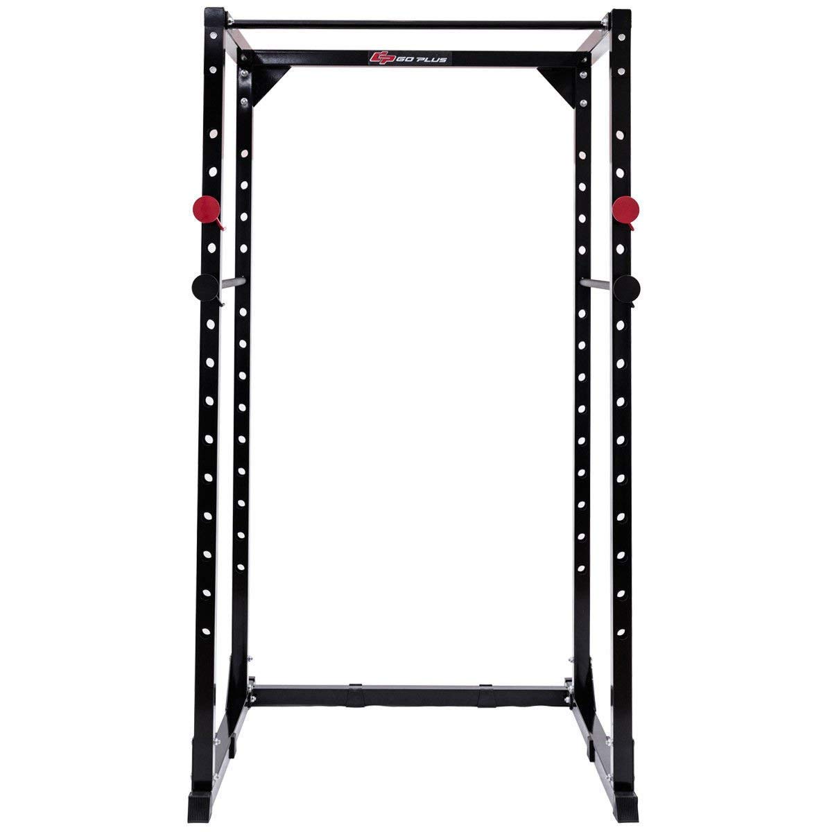 Goplus Power Rack Heavy Duty Pull Chin Up Bars Squat Desertcart