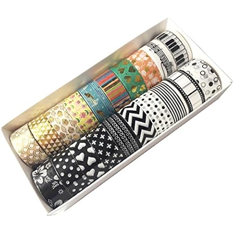Edgeam Decorative Washi Tape Set of 20 Adhesive Tape Masking Tape Cover
